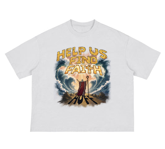 Fearless in the Lord's Light Boxy Tee (White)